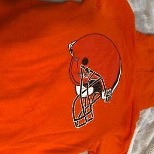 Cleveland Browns women’s sz L full zip hoodie
